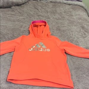 Coral adidas sweatshirt